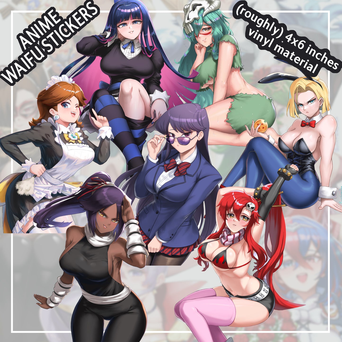 Anime Waifu Stickers