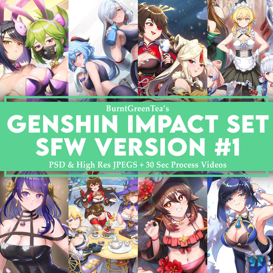[Digital] Genshin Illustrations Set #1