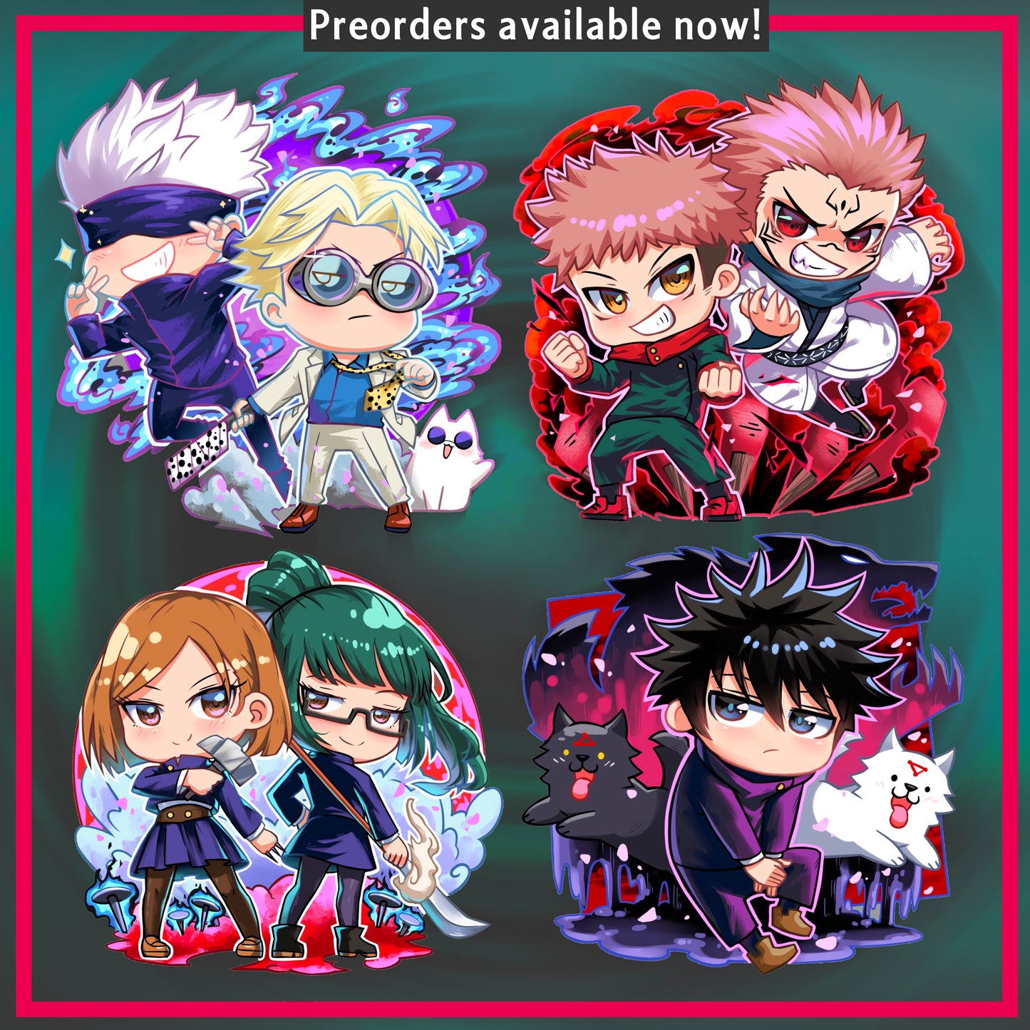 Jujutsu Kaisen Stickers
