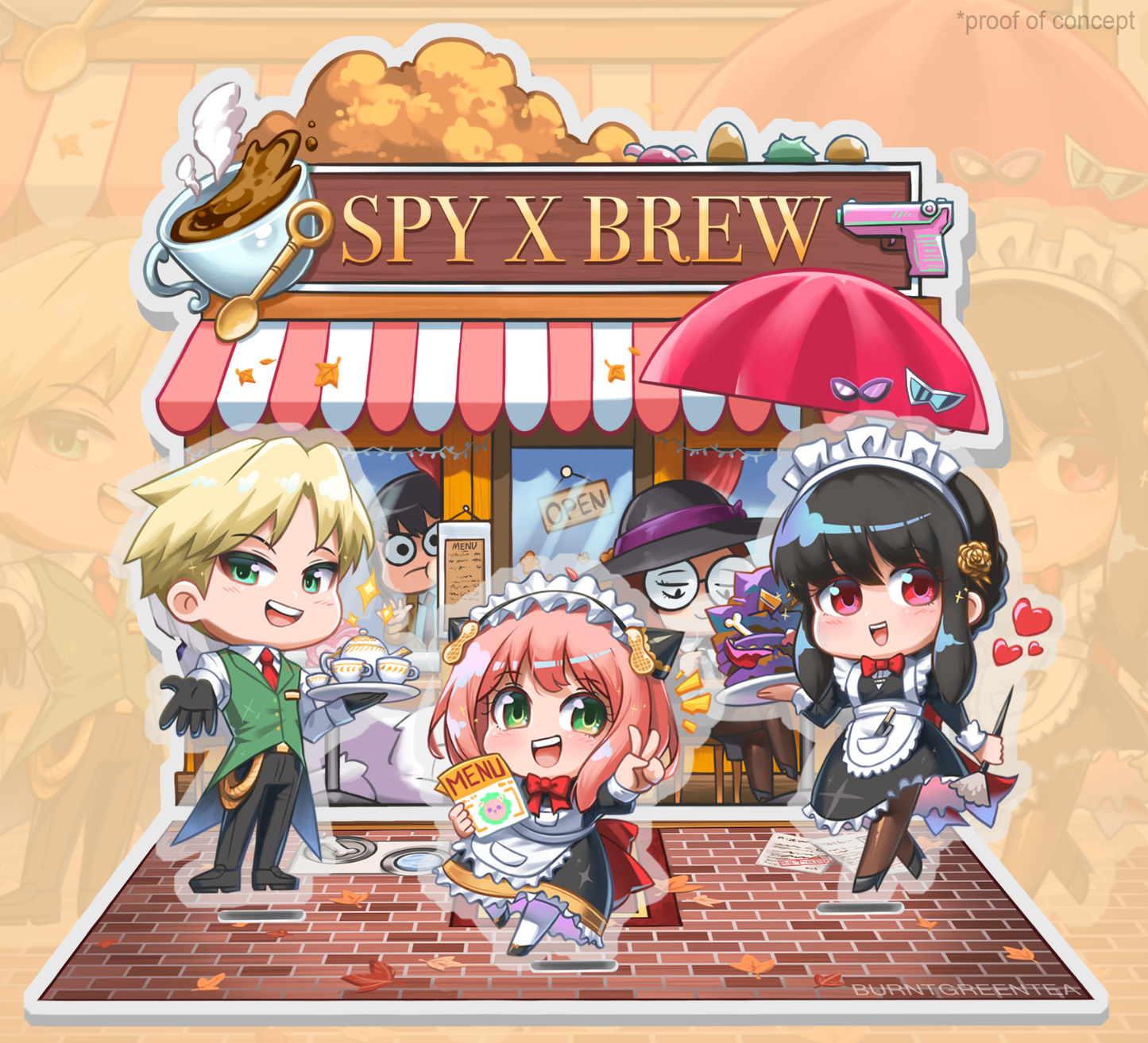 PREORDER Spy X Family Maid Acrylic Set