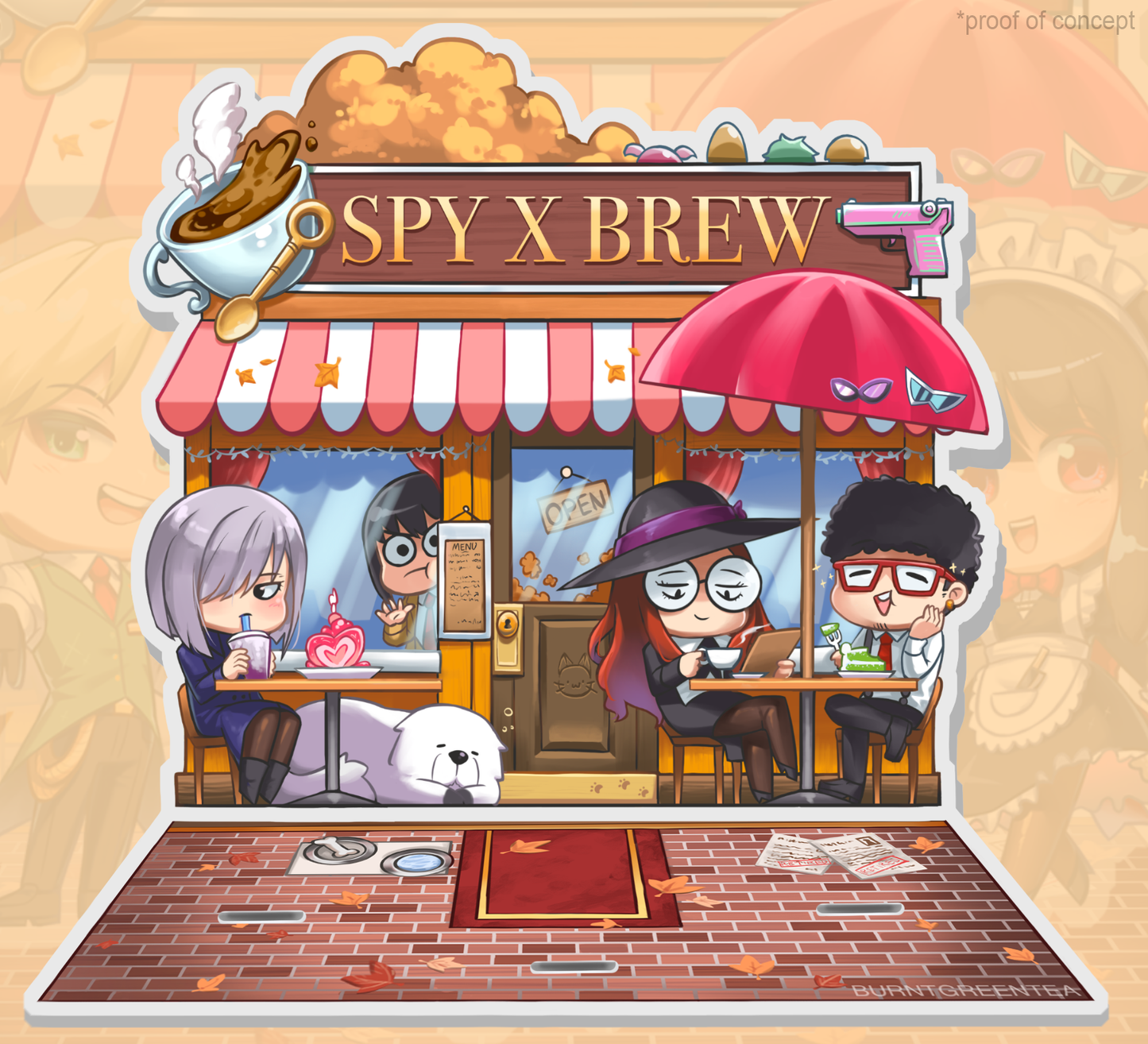 PREORDER Spy X Family Maid Acrylic Set